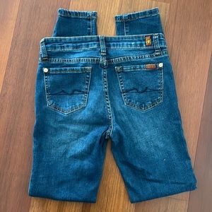 7 For All Mankind: Girls' The Skinny Denim Jean, Size 12